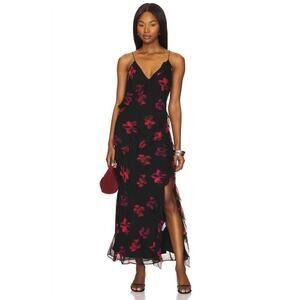 Rails Kariselle Maxi Slip Dress in Dark Azalea S